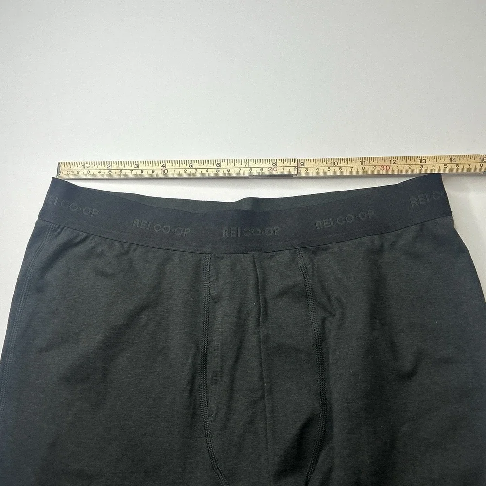 REI Co-op Base Layer Black Bottoms Men's Size M Polyester Spandex 27